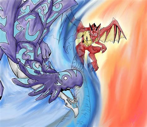 Igneel Vs Acnologia By Natsu San360 On Deviantart