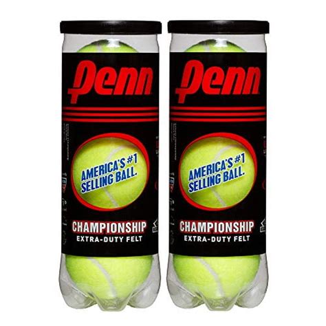 Penn Championship Tennis Balls - Extra Duty Felt Pressurized Tennis ...