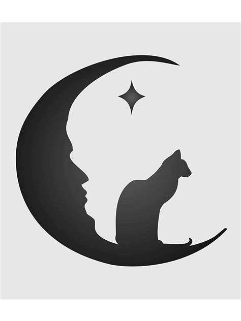 Free Printable Moon Stencils And Templates