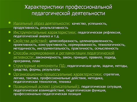 Основы педагогического мастерства. Педагогическая деятельность в сфере ...