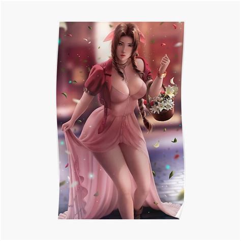 Hot Aerith Gainsborough Final Fantasy FFVII Sexy Busty Lewd Tits