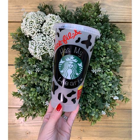 Personalized Chick Fil A Starbucks Cup Chick Fil A T Etsy