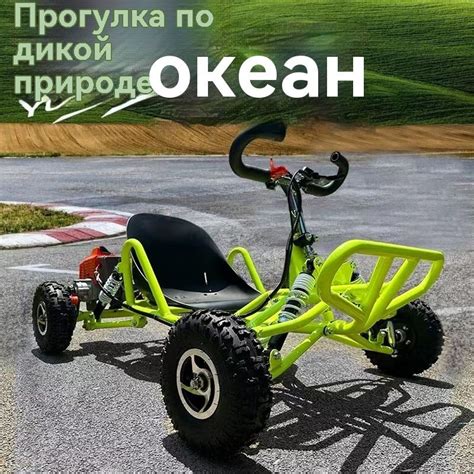 Внедорожный картинг, двухтактный раллийный автомобиль, вездеходный ...