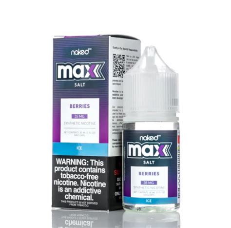 NAKED NKD 100 TFN MAX SALT 30ML NAKED NKD100 E LIQUID SG VAPE