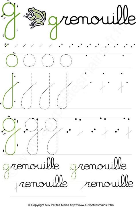 écriture Cursive Exercice Maternelle Grande Section Gratuit A Imprimer