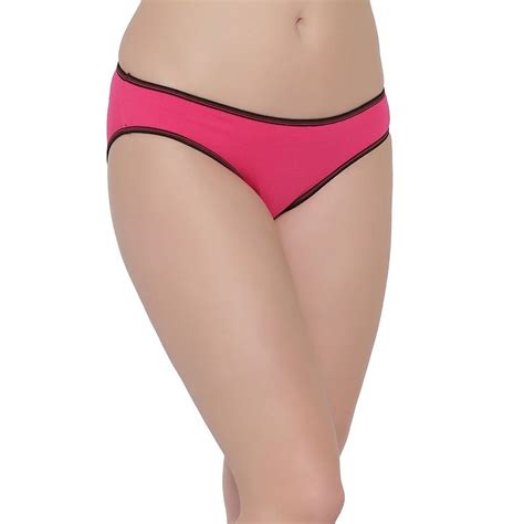 Buy Low Waist Bikini Panty In Pink Cotton Online India Best Prices COD Clovia PN P
