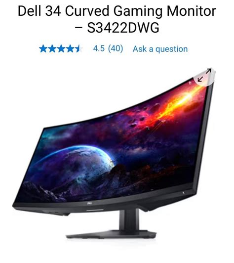 DELL S3422DWG, Computers & Tech, Parts & Accessories, Monitor Screens ...