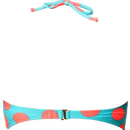 Roxy Connect The Dots Twist Bandeau Bikini Top Women S Clothing