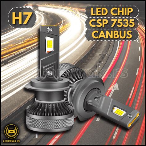 LED sijalice za auto H7 CANBUS CSP čip 7535 autoprvak