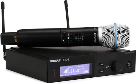 Shure Wireless Microphone System With Beta87a Handheld Vocal Reverb