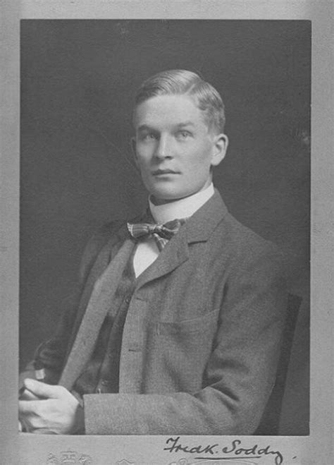 Frederick Soddy, about 1900–1903. By the kind permission of the