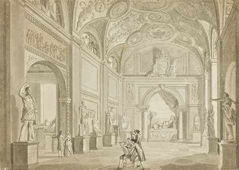 Fourteen Views Of The Museo Pio Clementino Rome Town And Country A
