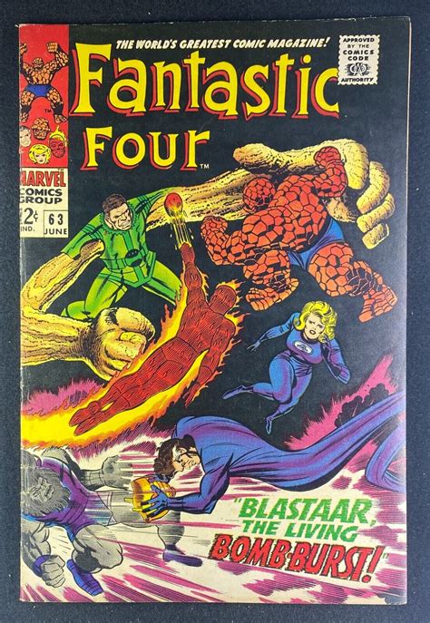 Fantastic Four 1961 63 Fn 65 Blastaar Crystal Sandman Triton App