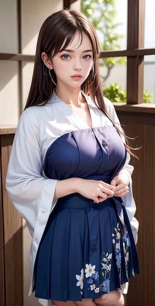 Premium Ai Image Super Cute Anime Girl