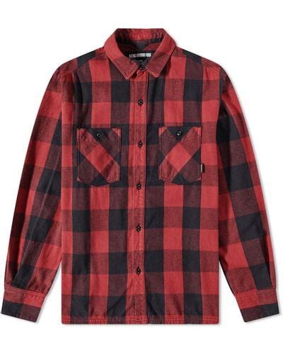 Red Neighborhood Shirts For Men Lyst