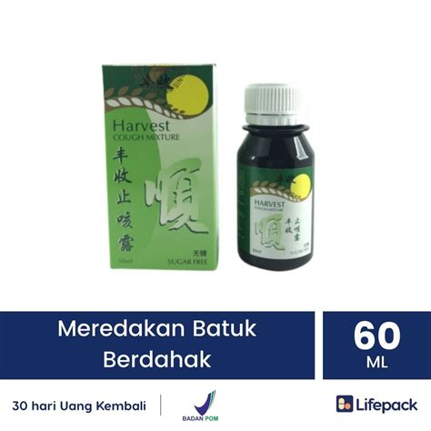 Harvest Cough Mixture Ml Obat Batuk Berdahak Lifepack Lifepack Id