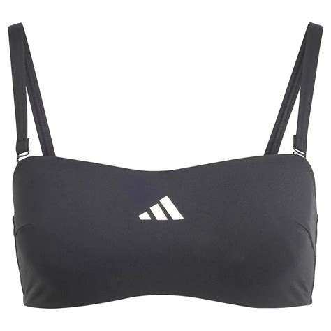 Adidas Iconisea Padded Bandeau Bikini Top Black Swiminn