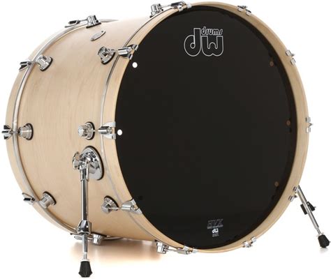 Dw Performance Series Bass Drum 18 X 24 Inch Natural Satin Oil Sweetwater Exclusive