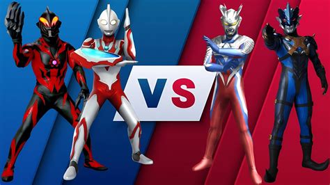 ULTRAMAN RIBUT VS ULTRAMAN TREGEAR VS ULTRAMAN ZERO VS BELIAL ウルトラマン