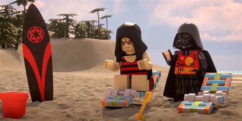 Emperor Palpatine Sun Tans In LEGO Star Wars Summer Vacation Trailer