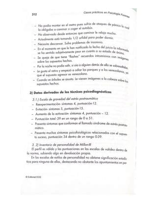 El Peritaje De Las Vi Ctimas Mayores De Edad Violencia Interpersonal