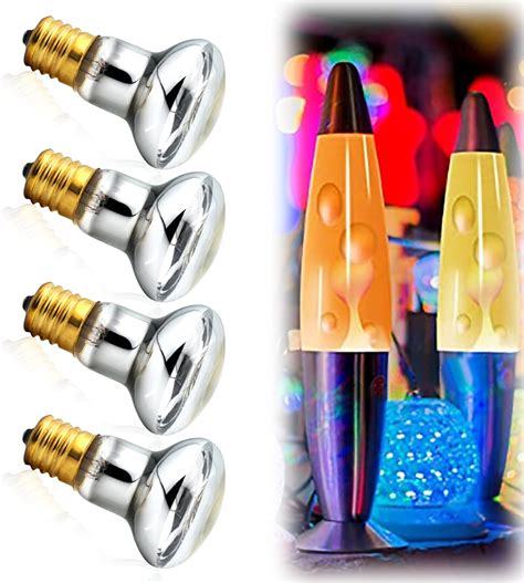 Juawtyuk 4 Pack 40w Lava Lamp Bulb Perfect Replacement Bulbs For Lava Lamps Glitter Lamps