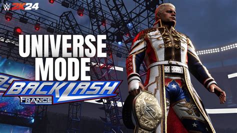 WWE 2K24 Universe Mode Backlash PLE PS5 YouTube