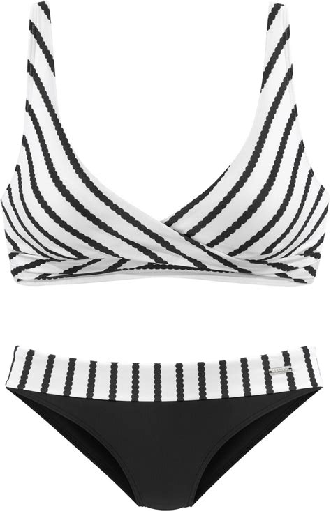 Lascana Triangel Bikini schwarz weiß ab Preisvergleich bei idealo de