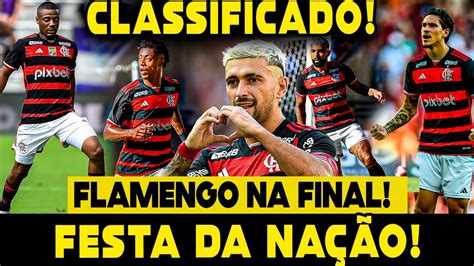 COMEMORA NAÇÃO FLAMENGO CLASSIFICADO PARA A FINAL DO CARIOCA YouTube