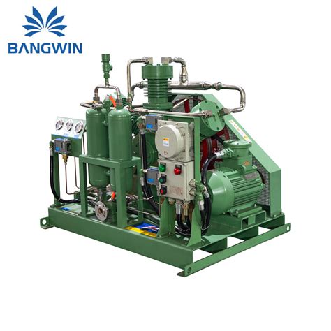 No Oil Lubricated Nitrogen N Gas Booster Compressor Pump China