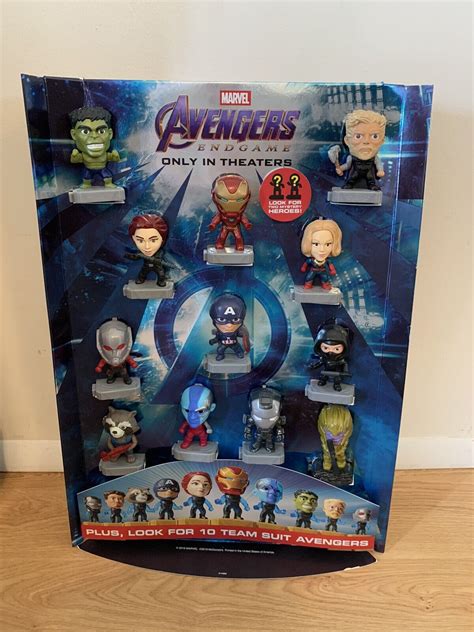 Marvel Avengers Endgame Happy Meal Toy Display 12 Piece Insert