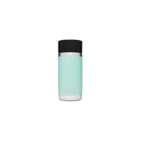 Yeti Rambler Oz Bottle With Hot Shot Cap Seafoam High Flyers
