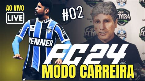 NOSSA TRAJETÓRIA COMEÇOU MODO CARREIRA NO GRÊMIO FC24 AO VIVO