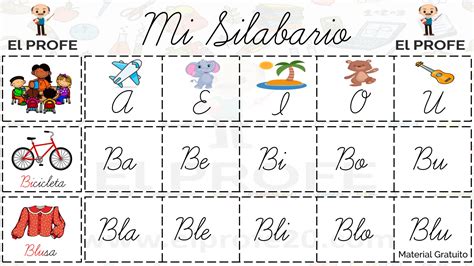 Silabario Para Preescolar Y Primer Grado Letra Cursiva Pdf Bilarasa