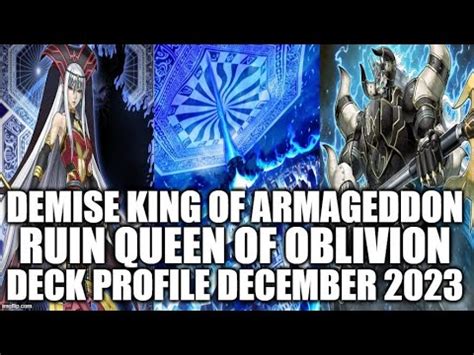 DEMISE KING OF ARMAGEDDON RUIN QUEEN OF OBLIVION DECK PROFILE