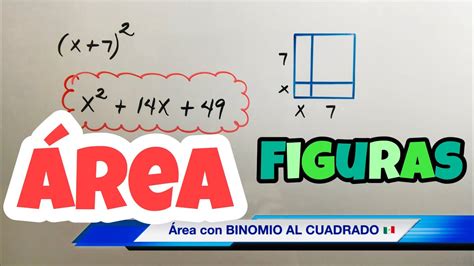 Rea De Figuras Con Expresiones Algebraicas Binomio Al Cuadrado Youtube