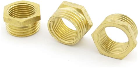 Amazon Aexit Pcs Fittings Gold Tone Mm X Mm M F Thread Brass