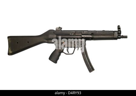 heckler  koch mm mp submachine gun stock photo alamy