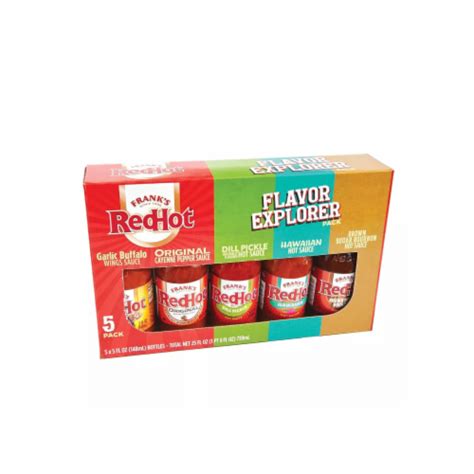 Frank S RedHot Hot Sauce Flavor Explorer Variety Pack 5 Count Frys