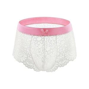 UIWFJEH Biancheria Intima Da Uomo Bikini Mutandine Set Di Boxer Seducenti Da Uomo Sexy In Pizzo