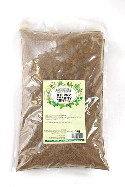 Pieprz czarny mielony 1 kg Przyprawy naturalne Robimy Wędliny