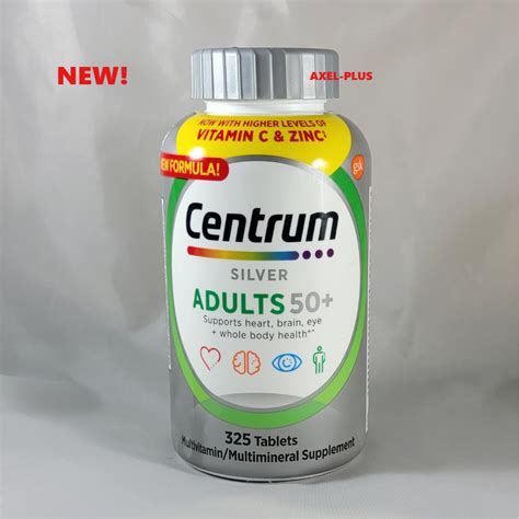 Centrum Silver Adults 50 Multivitamin 325 Tablets Menandwomen Exp 11 2024 300054463715 Ebay