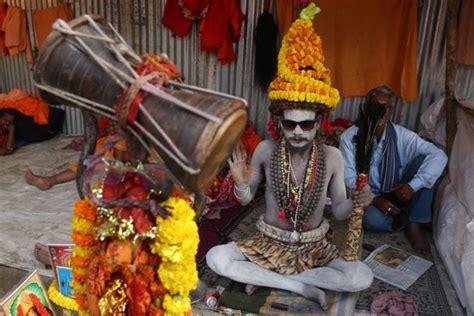 Naga Sadhu Naked Hindu Holy Man Editorial Stock Photo Stock Image Shutterstock