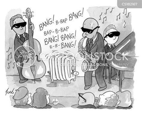 Cartoon Jazz Instruments