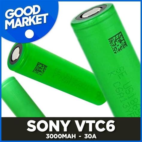 ACCU RECHARGEABLE SONY VTC6 18650 3000MAH 1 pièce Cdiscount