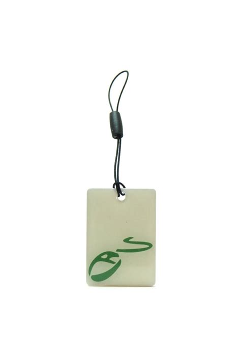 Brelok NFC PVC z nadrukiem logo | konfiguracja telefonu