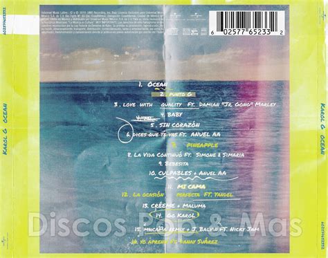 Discos Pop & Mas: Karol G - Ocean