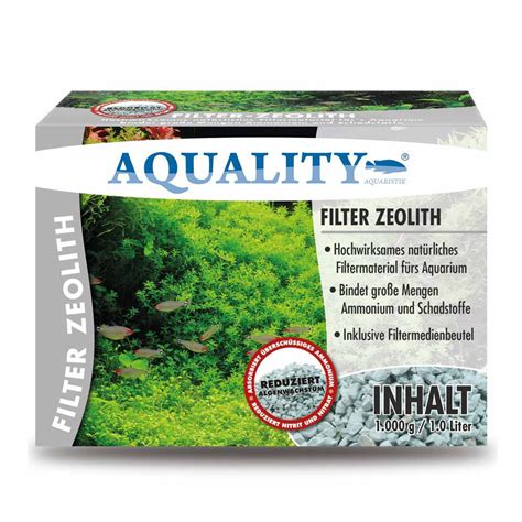 AQUALITY Filter Zeolith GRATIS Mikroorganismen Aquarium Filtermaterial