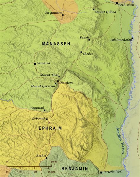 Ancient Samaria Map