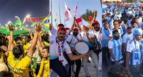 Football Fans In Qatar